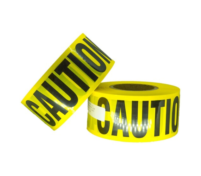 CAUTION Barricade Tape - Highland Converting LLC