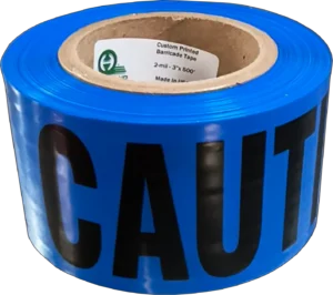 Dark Blue Caution Tape