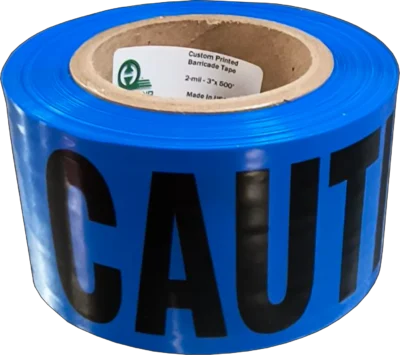 Dark Blue Caution Tape
