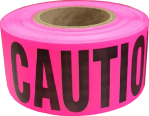 GLO Pink Caution Tape