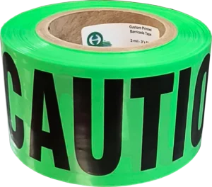 Lime Green Caution Tape