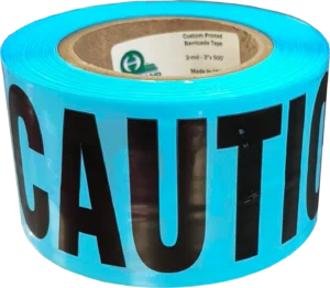 Light Blue Caution Tape