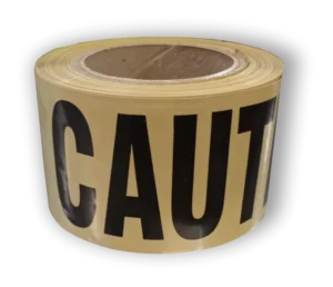 Tan caution tape