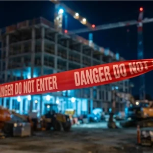 do not enter caution tape