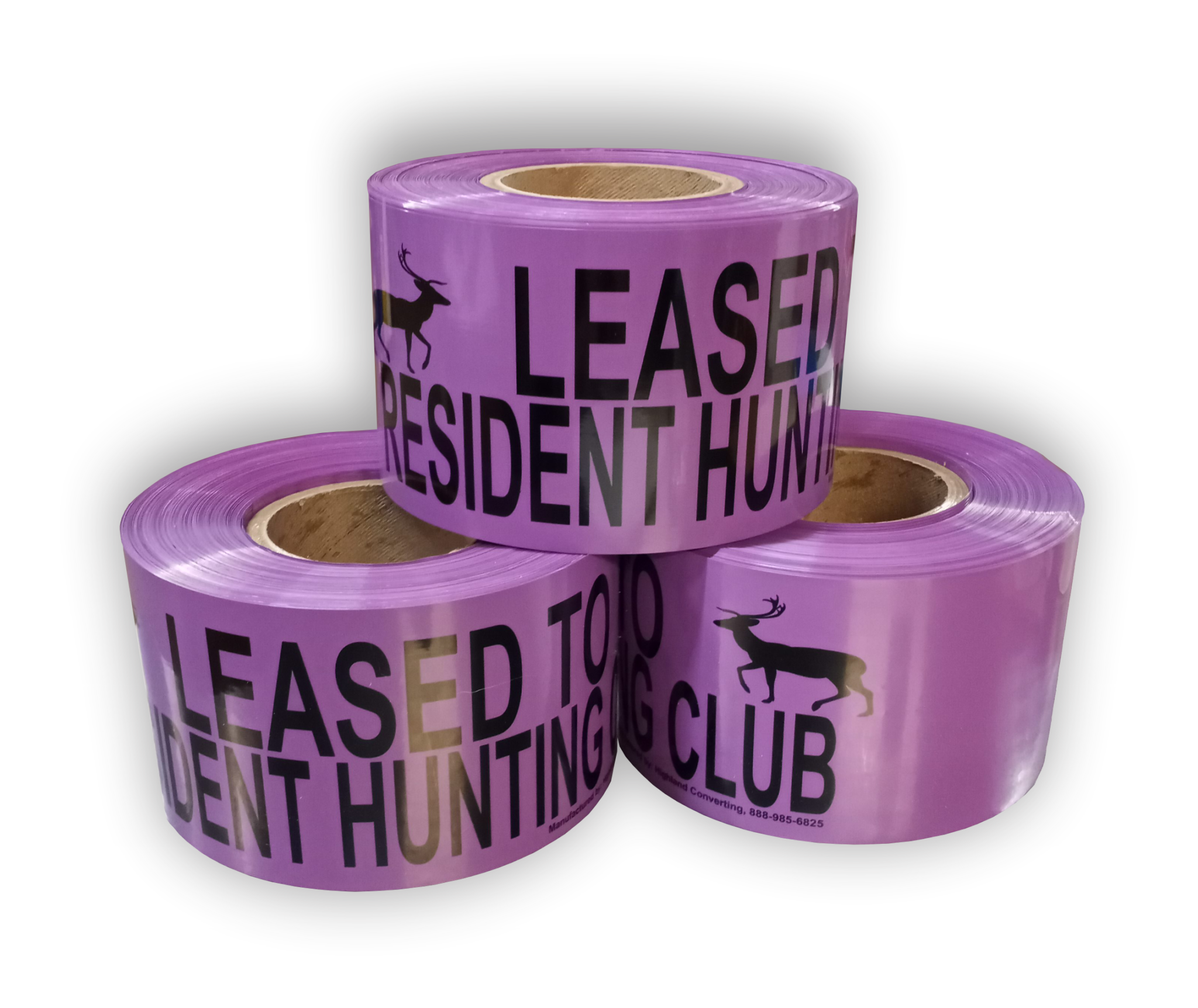 3" Wide Custom Barricade Tape Highland Converting LLC