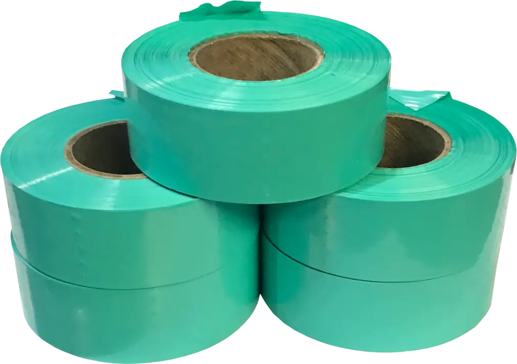 teal green barricade tape