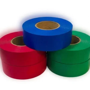 Plain unprinted barricade tape
