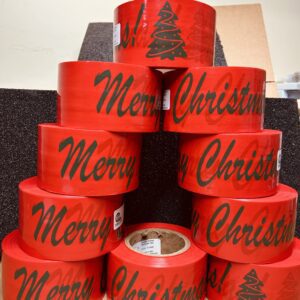 Merry Christmas Barricade Tape  (Red w/Green)