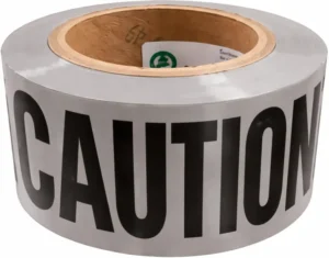 Gray Caution Tape